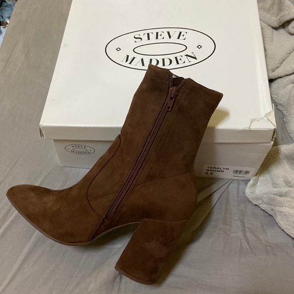 Steve Madden Teralyn brown boots - Picture 3 of 4
